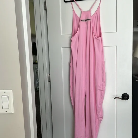 FREE PEOPLE Movement Hot Shot Onesie Prism Pink - Picture 3 of 5